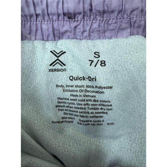 Xersion Quick-Dri Girls Tie Dye Athletic Shorts with Pockets Size Small 7/8 - Picture 4 of 4